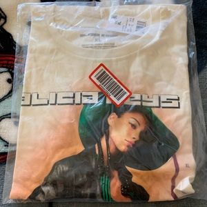 An Alicia Keys womens T-shirt.